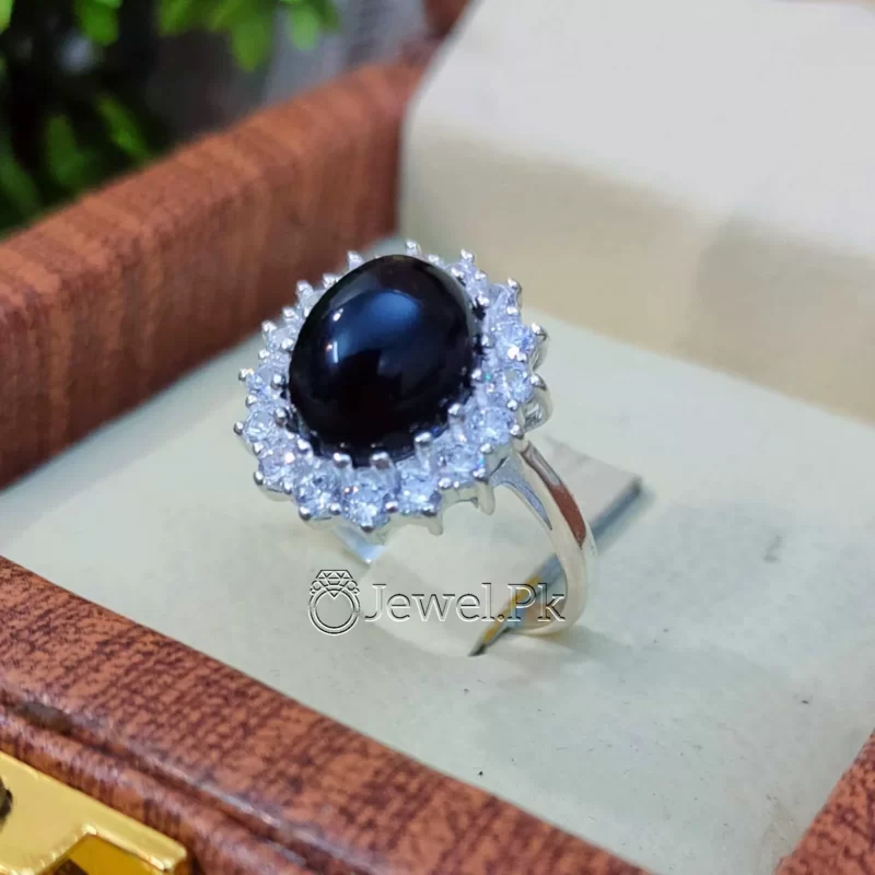 Natural Black Agate Ring 925 Silver Chandi Black Aqeeq Aqiq Rings for men women 4 result