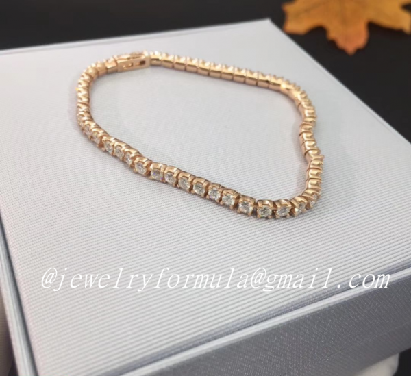 Customized Jewelry:Cartier Essential Lines Bracelet 18k Yellow Gold Diamonds N6707917