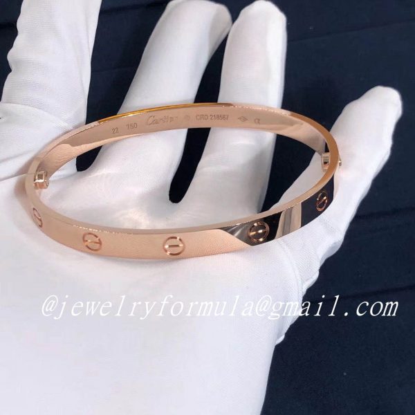 Customized Jewelry:Cartier Love Bracelet 18k Pink Gold B6035617