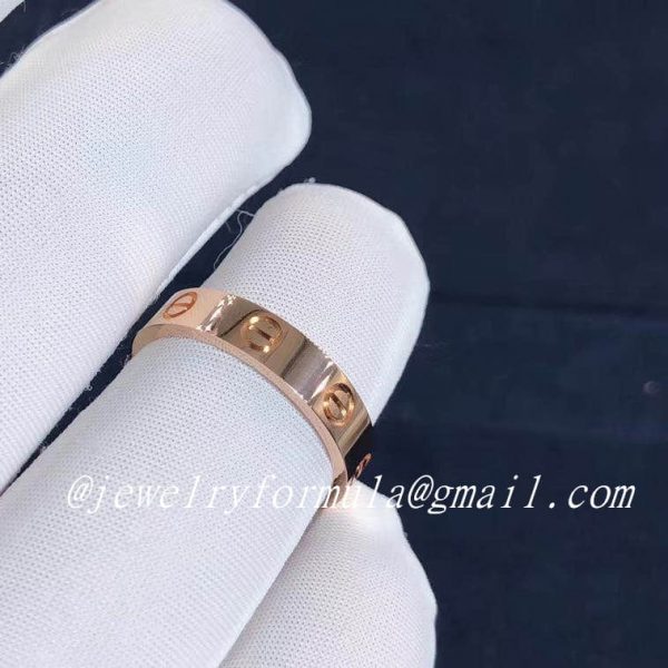 Customized Jewelry:Cartier 18k Rose Gold 3.6MM Love Wedding Band Ring B4085200