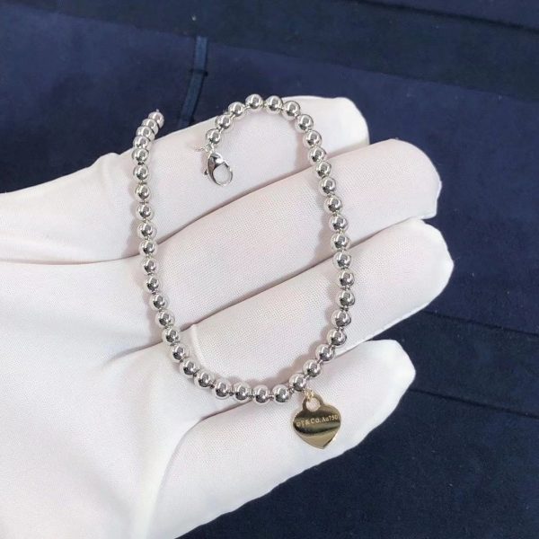 Customized JewelryReturn to 18K White Gold Tiffany™ Bead Bracelet