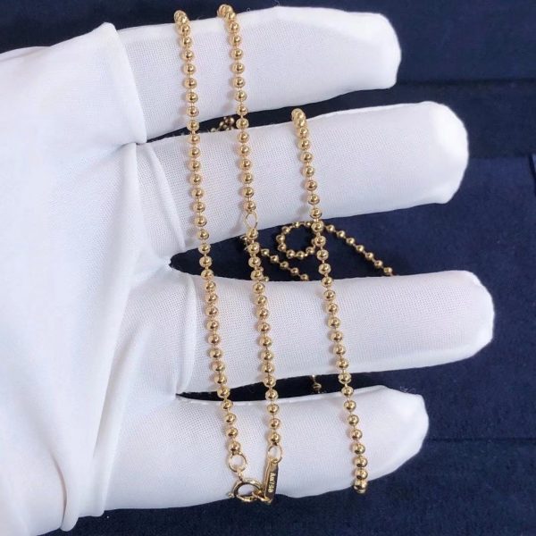 Customized JewelryTiffany & Co. 18K Yellow Gold Beaded Chain Necklace