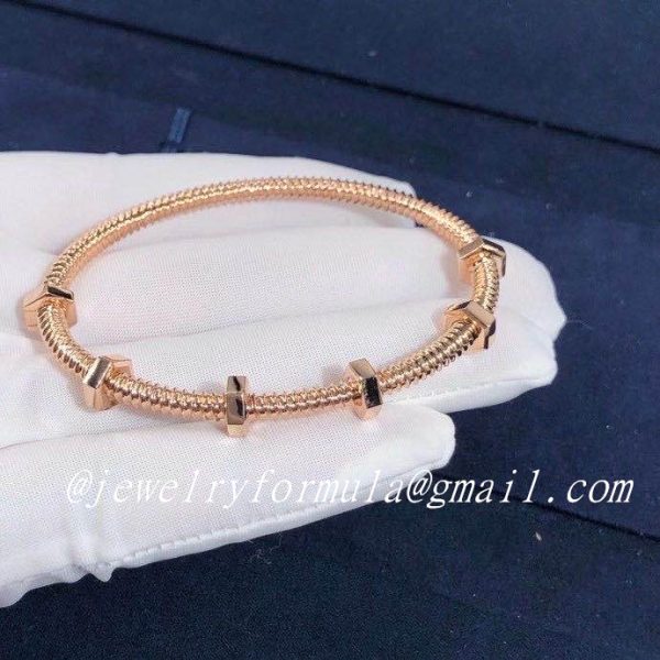 Customized Jewelry：Ecrou De Cartier 18k Pink Gold Bracelet B6049517