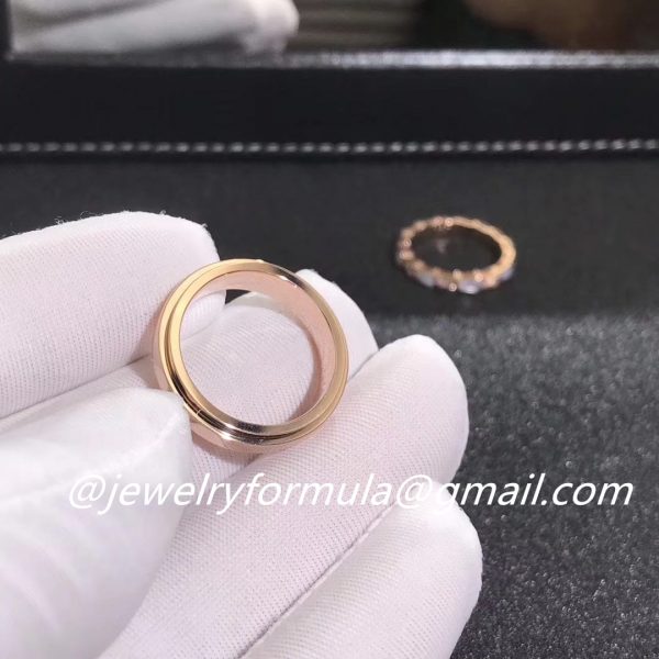 Customized Jewelry: Piaget Possession Ring 18K Rose Gold Three Circle Turnable No Diamonds G34PC100