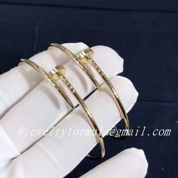 Customized Jewelry：18k Yellow Gold Small Model Cartier Juste un Clou bracelet