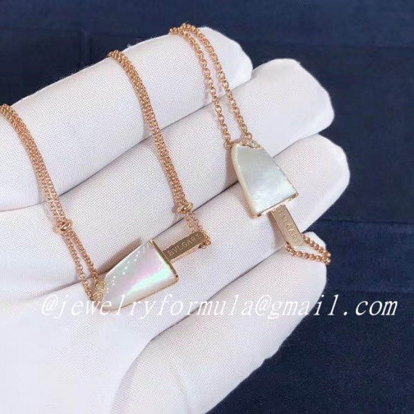 Customized Jewelry:Inspired Bvlgari Bvlgari Gelati 18K Gold Ice Cream Necklace Set with Gems and Pave Diamonds