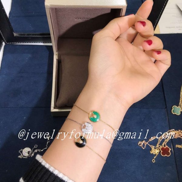 Customized Jewelry:Custom Made 18K Gold Diamond Amulette de Cartier Bracelet