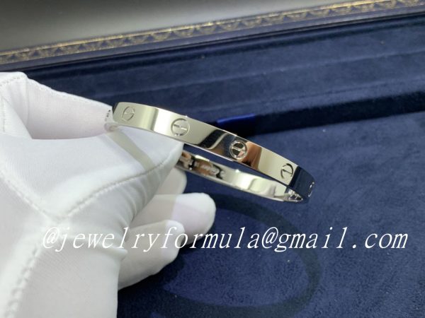 Customized Jewelry:Cartier Love Bracelet 18k White Gold