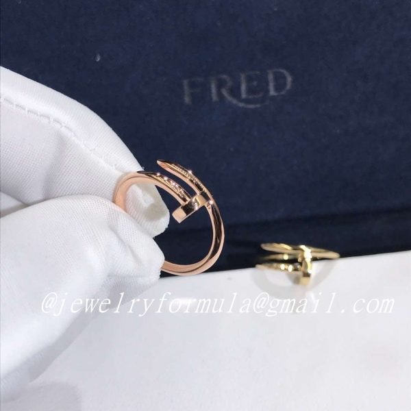 Customized Jewelry:8K Gold Juste Un Clou Rings B4092600 & B4092500