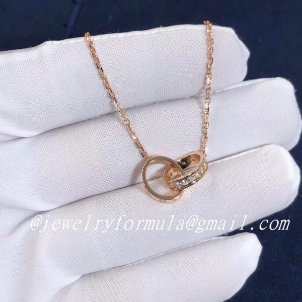 Customized Jewelry:18K GOLD LOVE NECKLACE, DIAMONDS