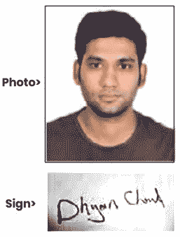 neet photo and sign
