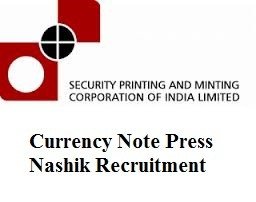 Nashik Currency Note Press Notification 2022