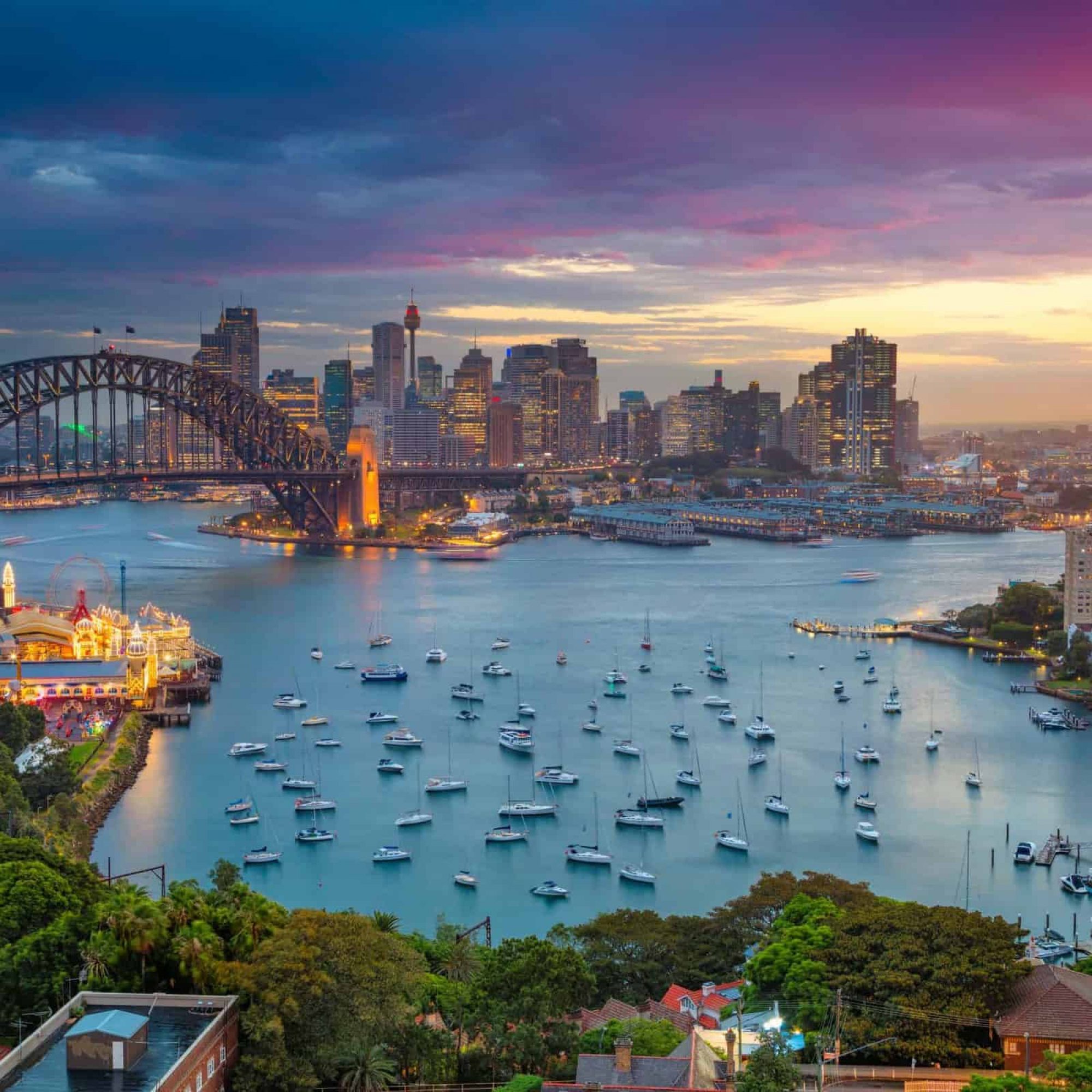 Sydney Harbour, one of the most beautiful harbours in the world