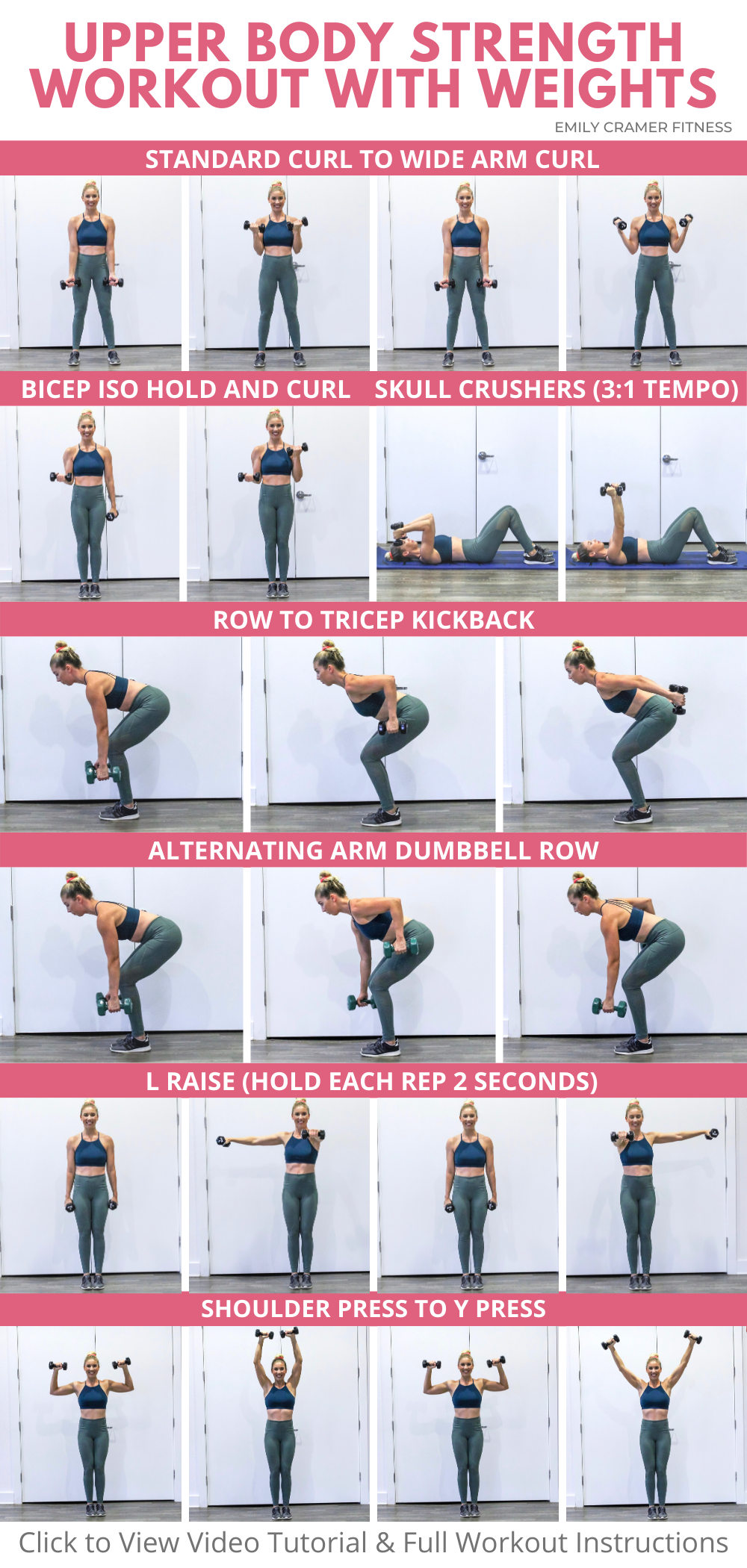 Dumbbell Upper Body Workout For Women