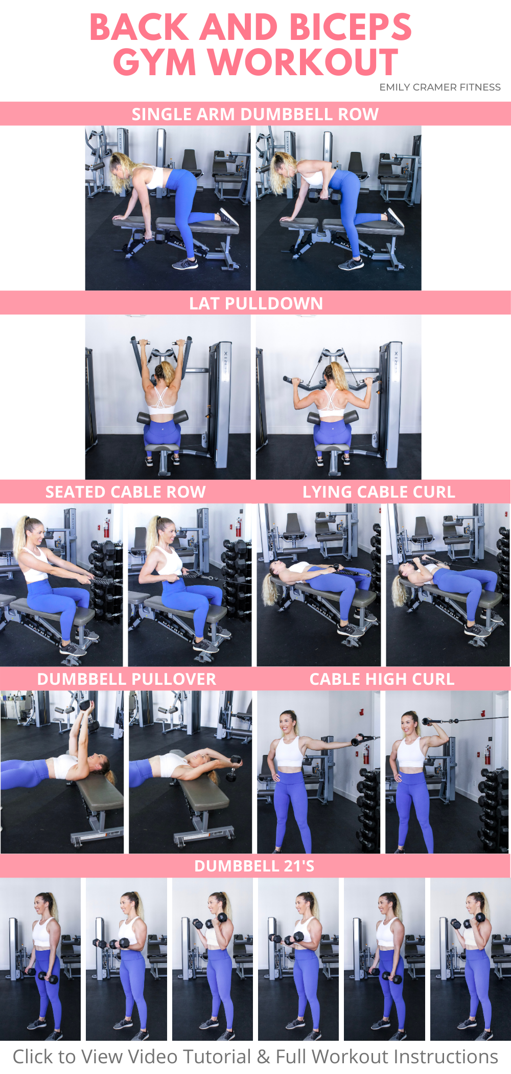 Back And Biceps Gym Workout