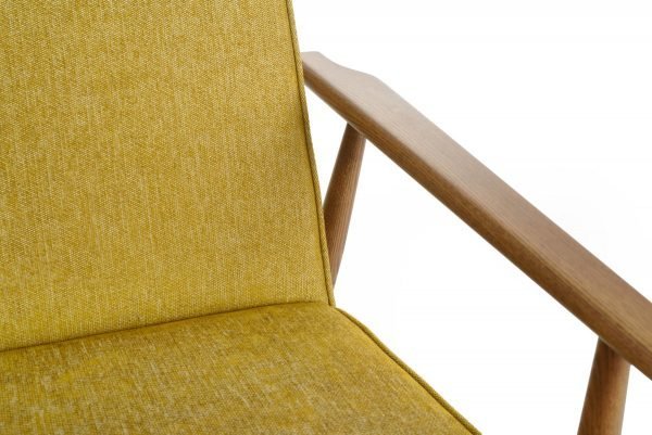 Detail Fox Lounge Chair loft Mustard Dark Ash