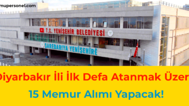Belediye Zabıta Alımı! Yenişehir Belediyesi 15 Zabıta Memuru Alımı Yapılacağını Açıkladı.