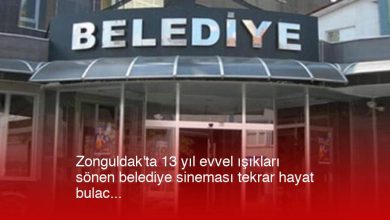 Zonguldak Belediye Sineması Açıldı