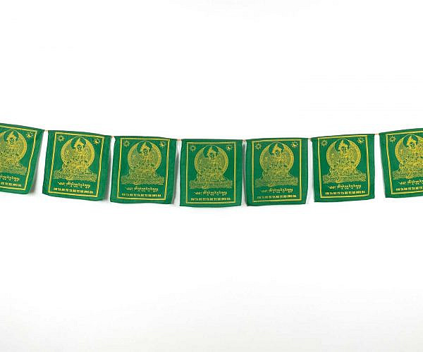 Gebetsfahne grüne Tara Boddhisattva - Tibetische Gebetsflagge 10 Fahnen