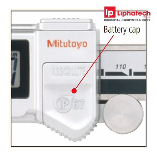 Nắp pin cho thước kẹp chống nước IP67 Mitutoyo 05SAA380 - 500-634/ 500-714 Caliper 1