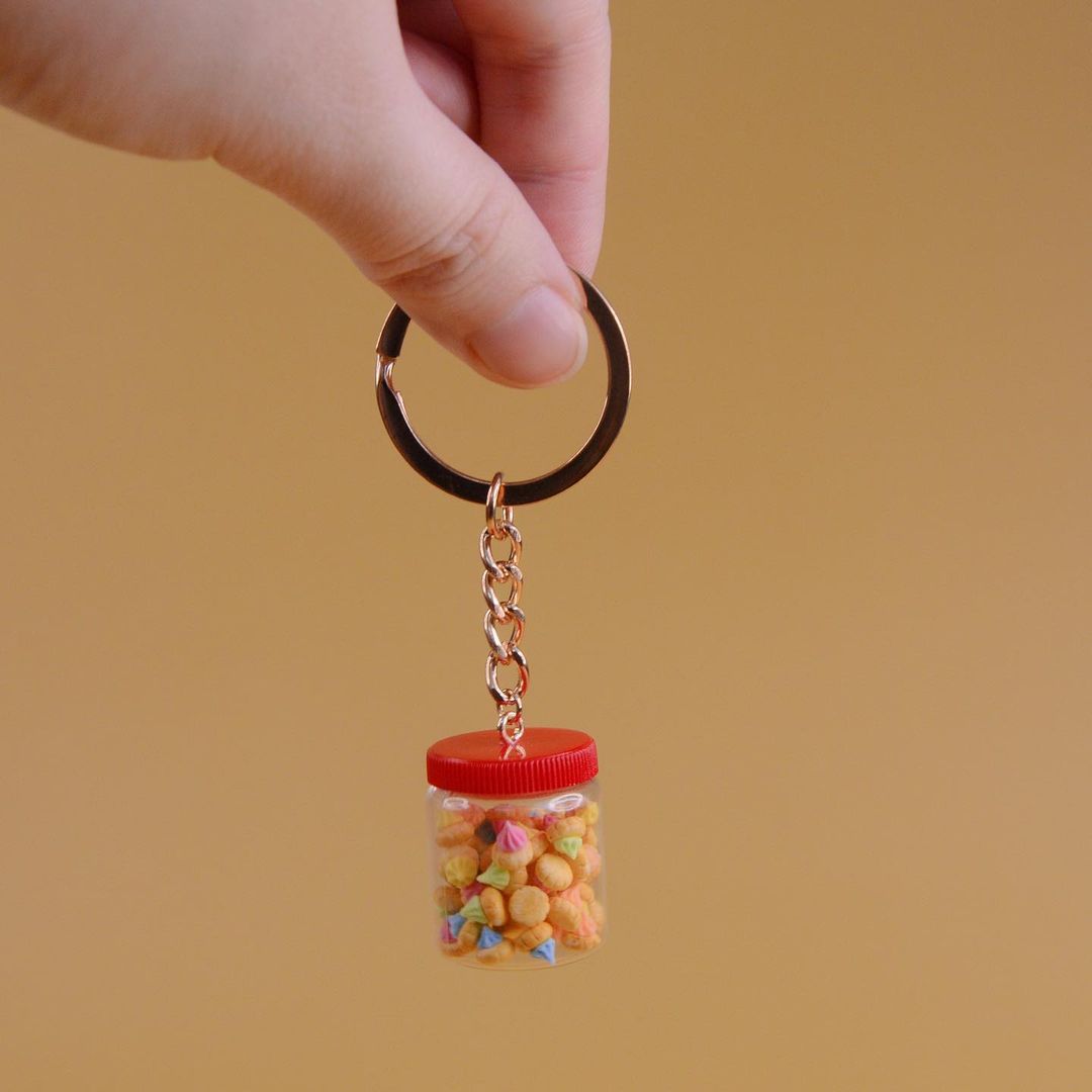 Realistic Childhood Biscuits Keychain