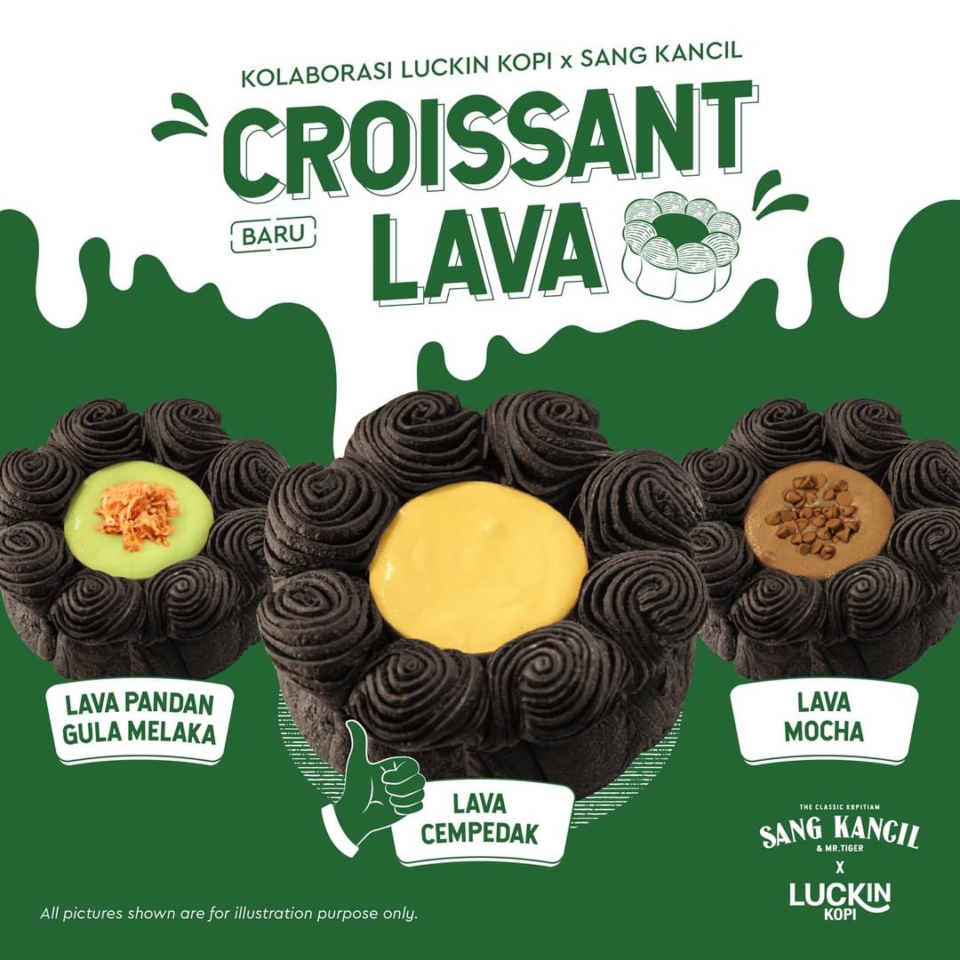 Luckin Croissant Lava Cake - Unique Pastries