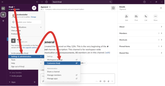 how to use slack channels1