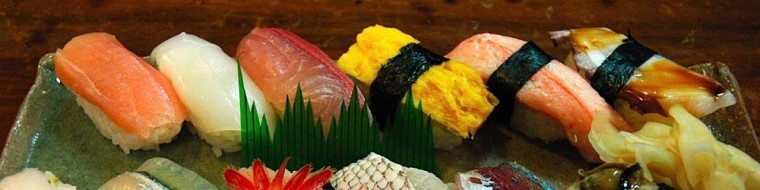 variedades de sushi
