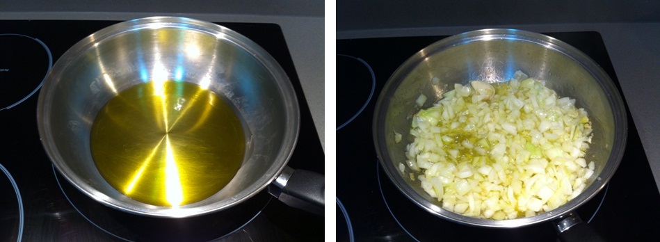 Curry de champiñones con arroz aromatizado