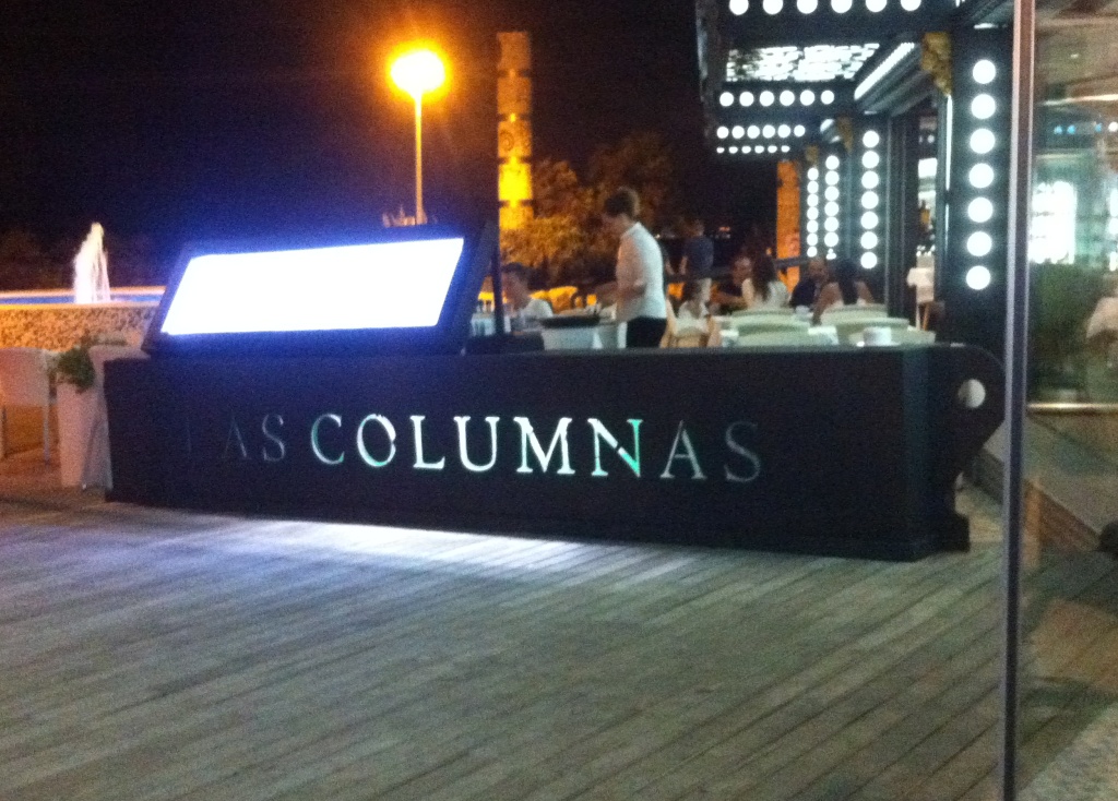 Restaurante Las Columnas - Portada - A tavola con il Conte