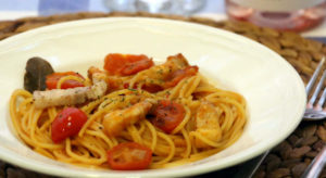 Spaghetti all'Amatriciana - A Tavola con il Conte