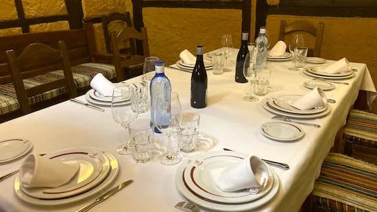 Mesa en nuestro comedor privado - La mesa del Conde
