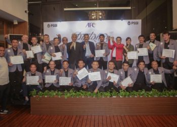 Para pelatih Indonesia yang memperoleh lisensi AFC. (Foto: pssi.org)