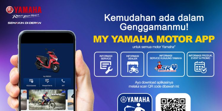 Aplikasi My Yamaha Motor (Foto: Ist)