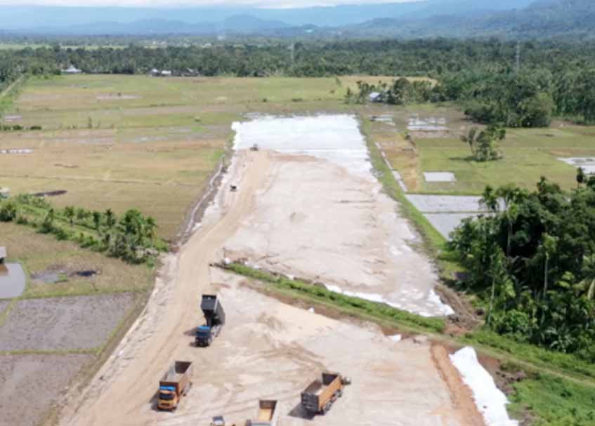 Berita Sumbar terbaru dan terkini hari ini: Target konstruksi dan pengadaan lahan Tol Padang-Sicincin oleh Hutama Karya diundur tahun 2024.