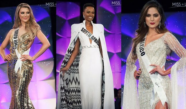 Miss Puerto Rico, Miss Sudáfrica y Miss México