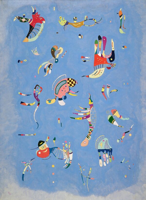 Photo of Sky Blue by Wassily Kandinsky canvas print