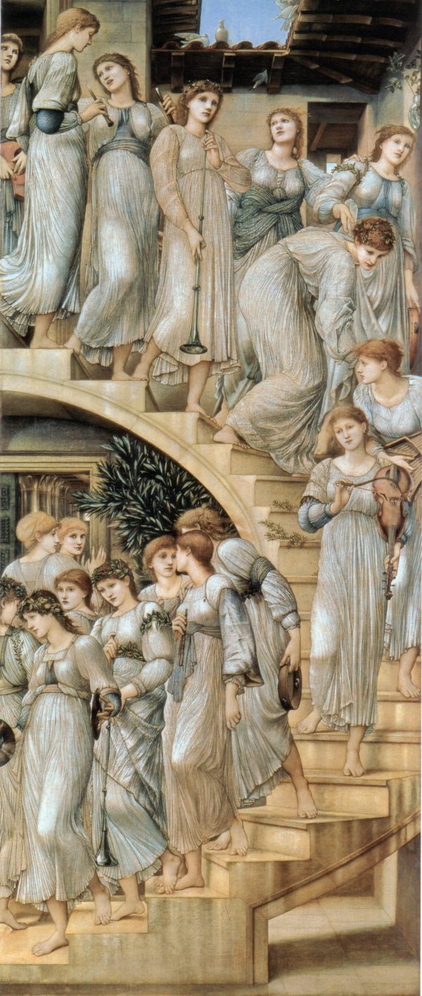 Photo of The Golden Stairs Painting by Edward Burne-Jones