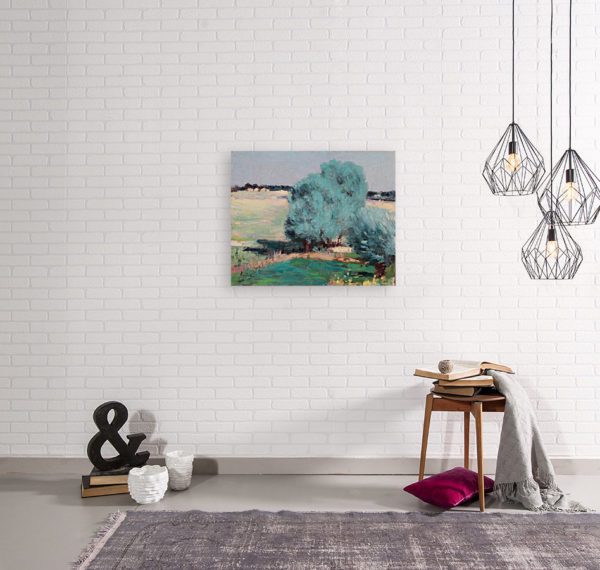 Photo of chiajna-willows painting over modern style living room