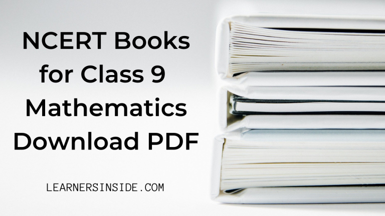 NCERT Book for Class 9 Mathematics Download pdf