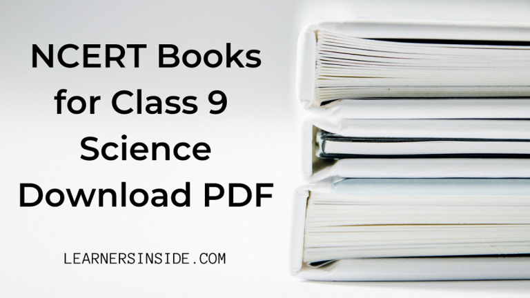 Download NCERT Book for Class 9 Science pdf