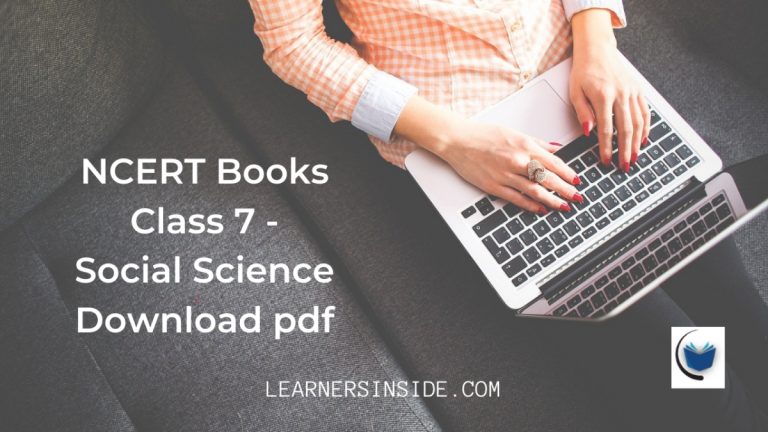 NCERT Textbook for Class 7 Social Science Download pdf
