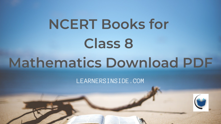 NCERT Book for Class 8 Mathematics Download pdf