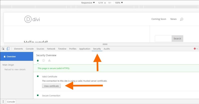 Chrome Inspect Security