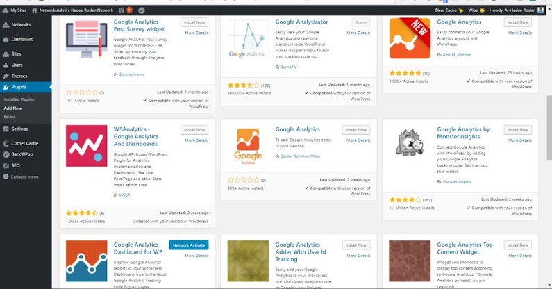 Senarai WordPress Plugins berkaitan Google Analytics Senarai WordPress Plugins berkaitan Google Analytics