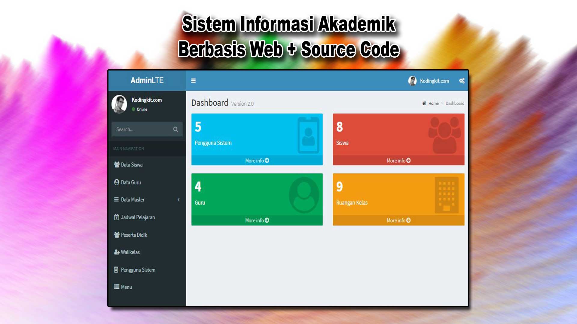 Source Code Aplikasi Sistem Informasi Akademik Berbasis Web – Otosection