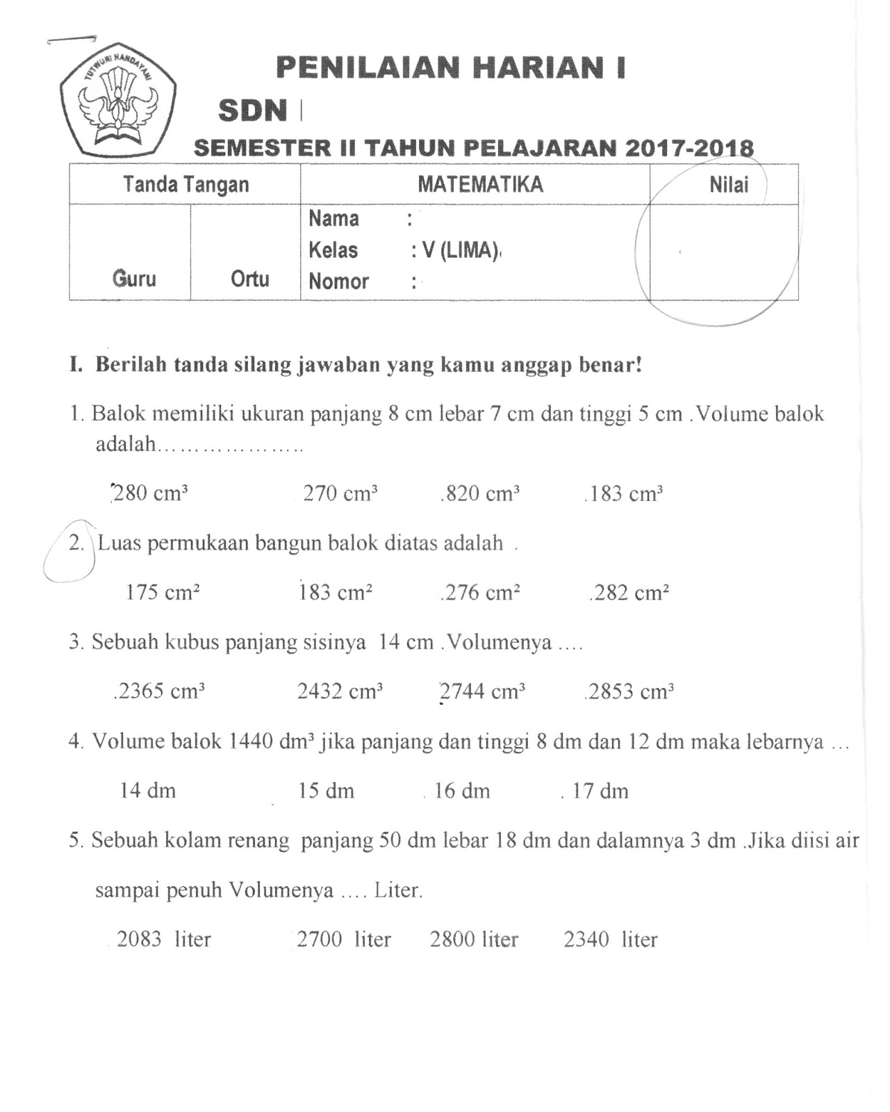 Cara Menjawab Soal Penyisihan Kmnr 12 Kelas 1-2sd - Aktivitas Siswa