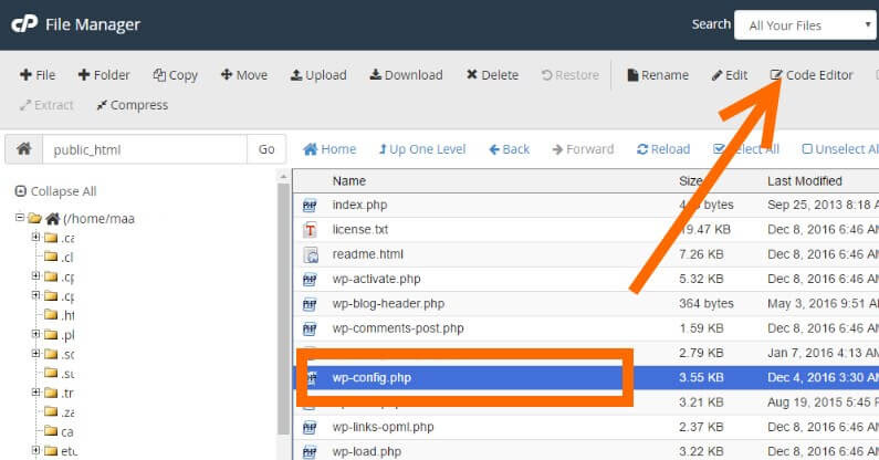 wpmultisitenetwork-cpanel-filemanager-wpconfig-codeeditor-795x416.jpg
