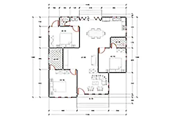 CARA MEMBUAT DENAH DENGAN AUTOCAD