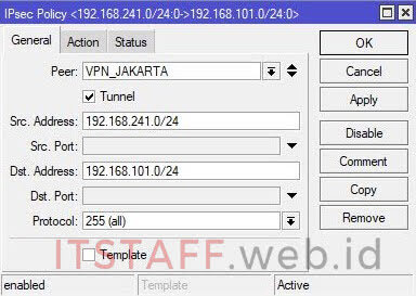 [TUTORIAL] Konfigurasi IPsec VPN Site-to-Site Preshared Key IKEv2 ...